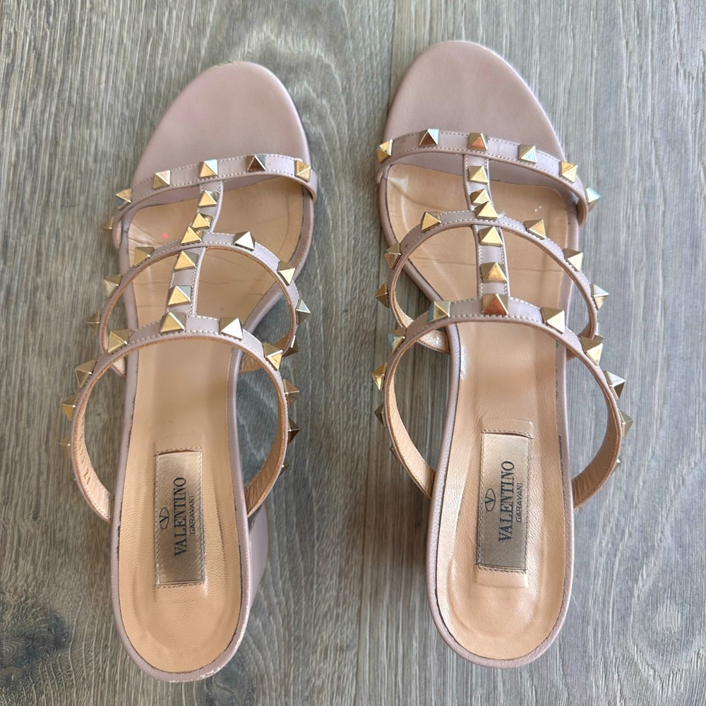 Valentino rockstud mules